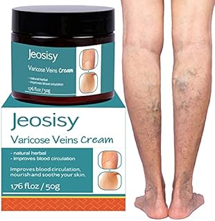 Varicose Veins Treatment for Legs - Varicose Veins Cream Removal Spider Veins Treatment for Legs Healing Natural Oils Formula, Jeosisy Anti Varicose Vein Soothing Leg Cream