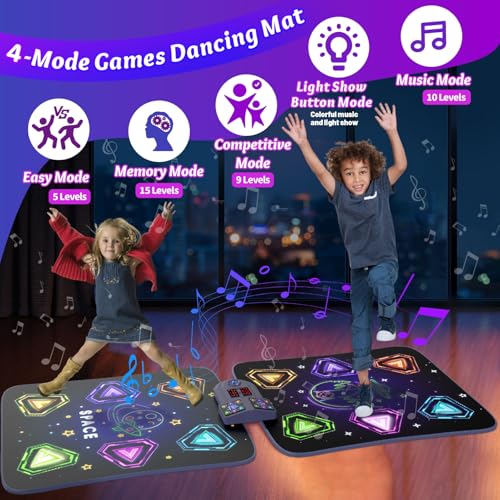 Image of Kids Dance Mat,Toys for Kids Age 3-12,Gifts for 3+ Year Girls Boys Toddlers