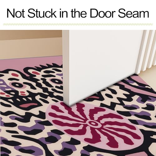 Paillasson moelleux en microfibre absorbant et lavable 50x80cm - 6