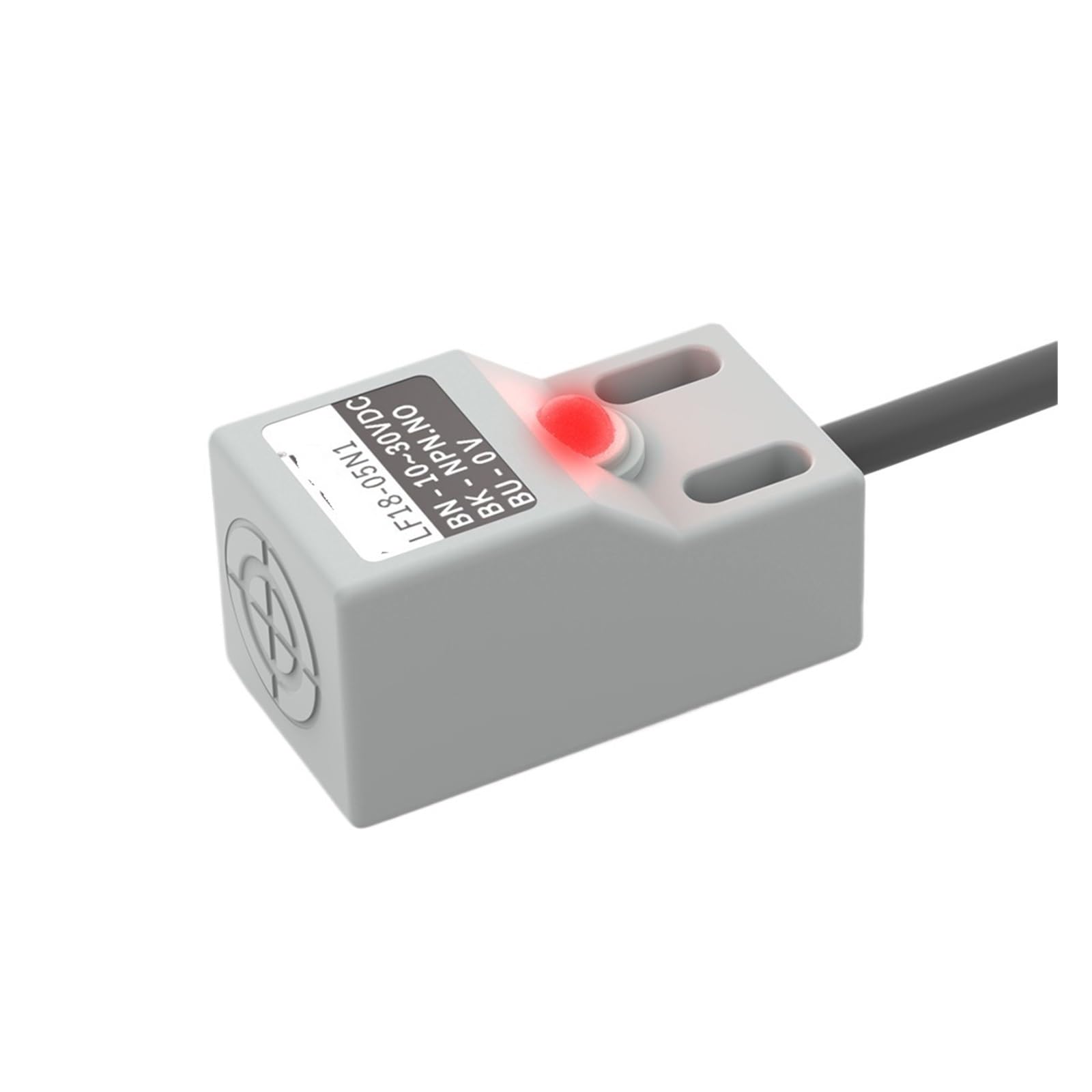 PXQCHAVLN SN04 Series Square inductive Proximity Sensor Switch Advanced Sensing Distance 5mm IP67 10-30VDC 3-Wire NPN PNP(5mm Dc3-wire Npn No)