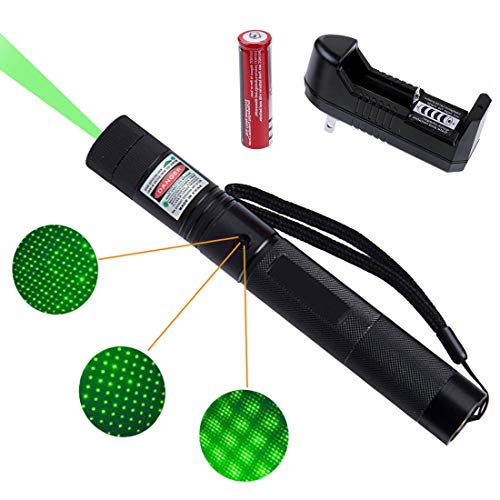 JUSHOOR Green Light Pointer Chaser Toy with Green Dot for Hunting Hiking