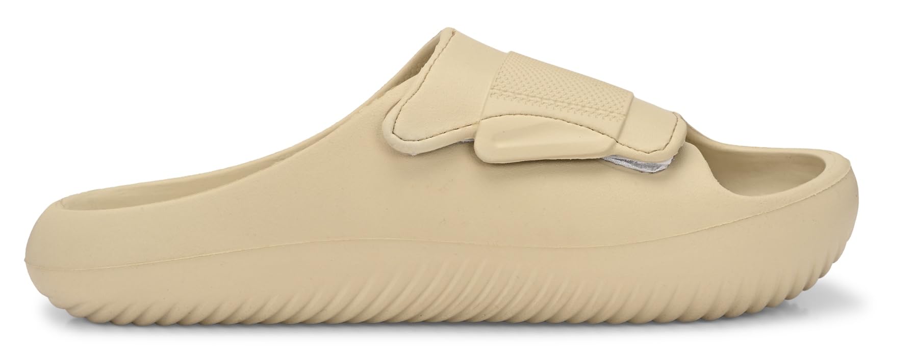 AFROJACK Men's Classic Slide Slippers (Beige, UK Footwear Size System, Adult, Men, Numeric, Medium, 10) 3