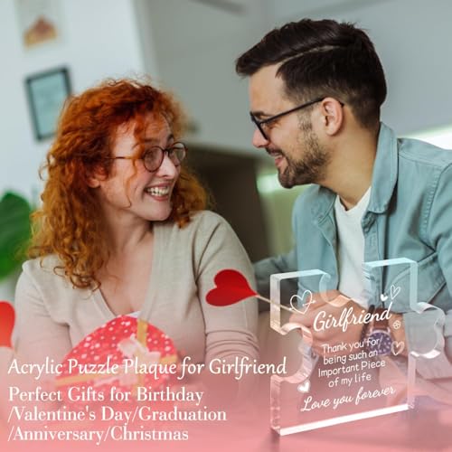 Image of Heart shaped plaque gift (Girlfriend)