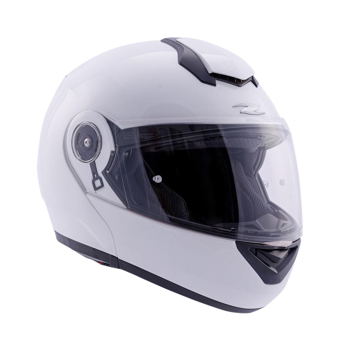 ZEUS ZS-3050 Motosiklet Kaskı Çene Açılır Kask Solid White S