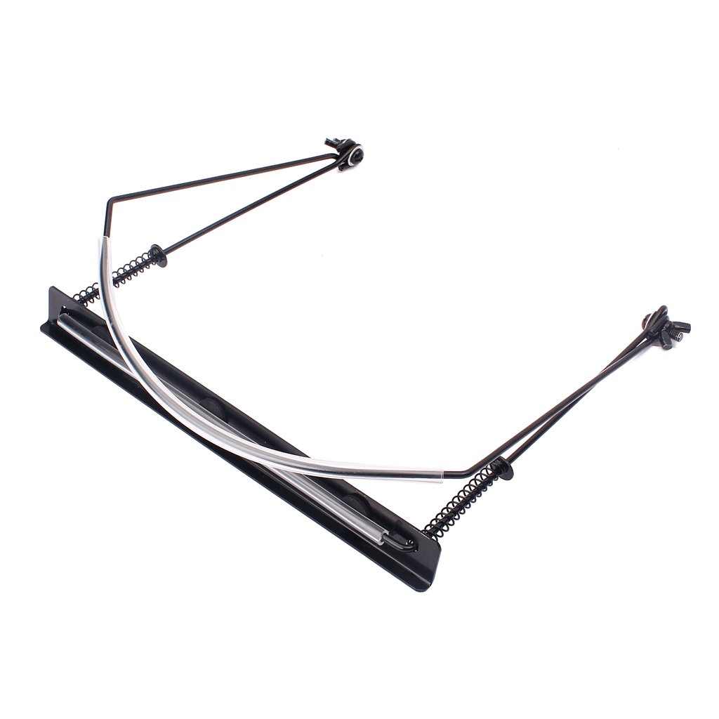 Alnicov Supporto per armonica Supporto per collo Supporto per armoniche a 24 fori Nero