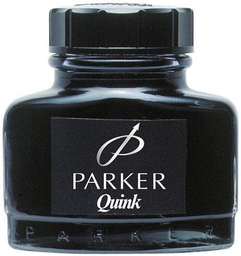 Parker Quink Bottled Ink Permanent 57ml Bottle Blue-Black Ref S0037490 (S0037490)