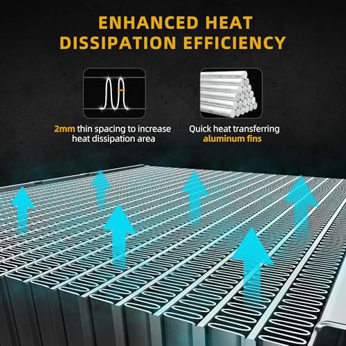 Image of DWVO Radiator Complete Radiator Compatible with 2000-2005 Toyota Echo Base 1.5L, Fit for 2004-2006 Scion xB Base 1.5L, Replace CU2305 SC3010102 1640021080
