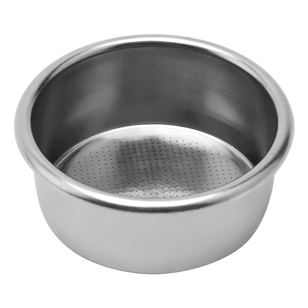 TdyatoceptPrecision High Extraction Coffee Filter Basket, Stainless Steel Espresso Filter Basket for Bottomless Portafilter Easy Install Easy to Use 58mm