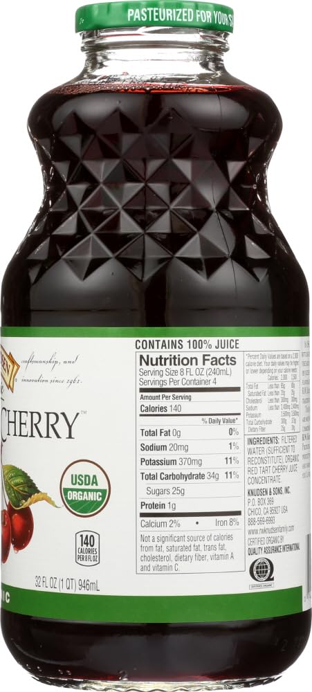 Knudsen Just Juice Tart Cherry 32 Fl Oz Pack Desertcart Seychelles
