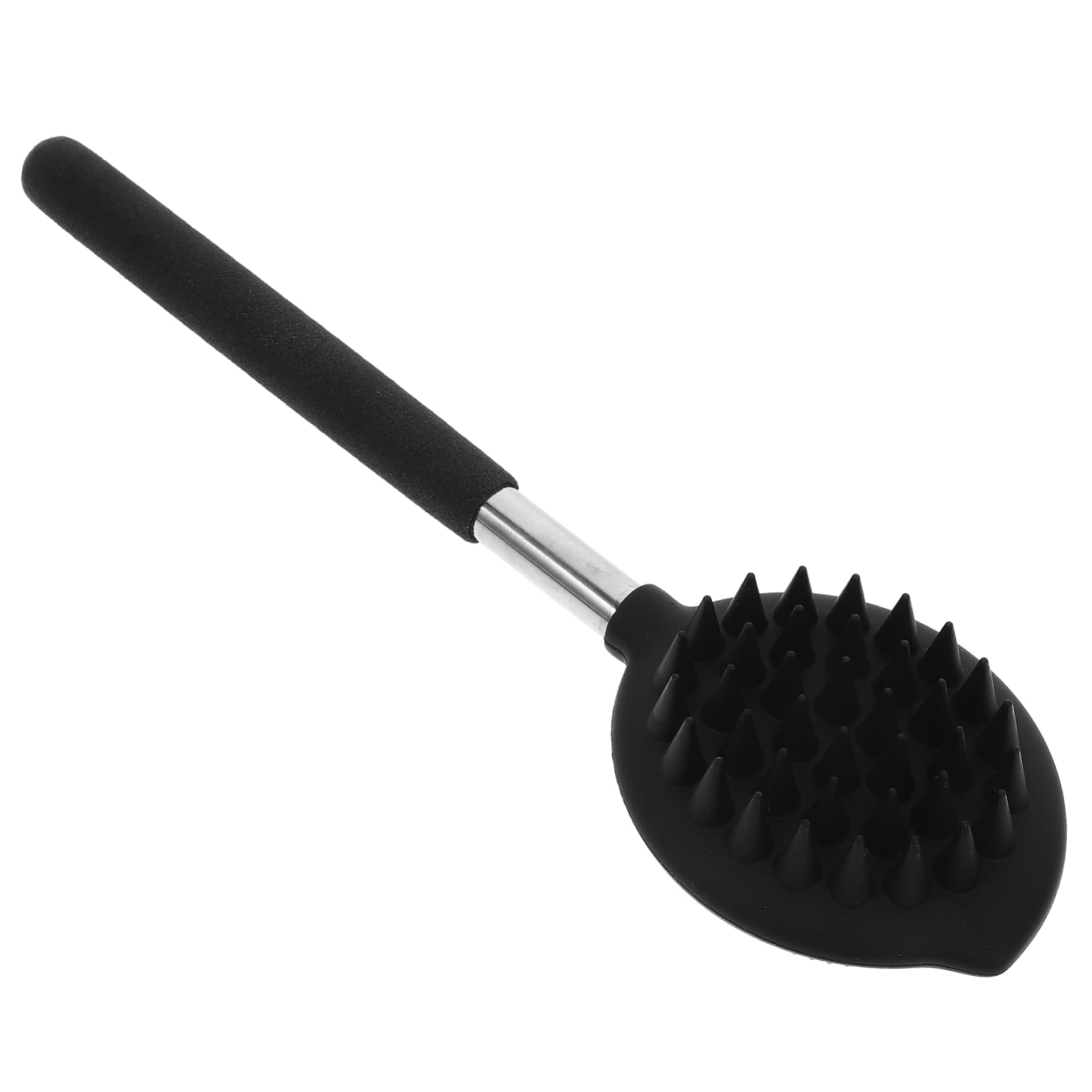 Healvian 5pezzi Spazzola Massaggiante Silicone Con Manico Lungo Scrubber Per Doccia e Schiena Design Ergonomico e Morbido Per Tutti Tipi