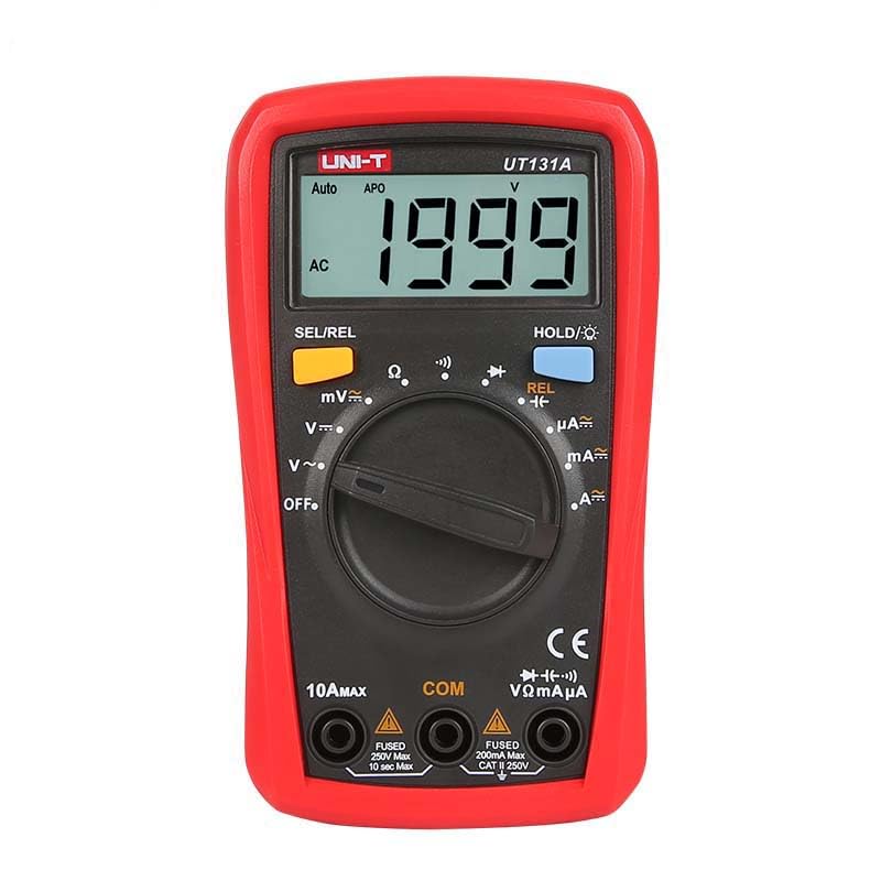 UNI-T Uni-Trend Multimeter clamp Meter UT131 Series Palm Size Multimeters 2 Meters Drop Certifications: CE, UKCA, cETLus 2mF capacitance Test Battery Test Temperature (NCV) Test?UT131A?