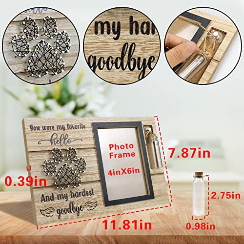 Dog-Memorial-Frame-for-Ashes-or-Hair-with-Glass-Bottle-Pet-Loss-Gifts-for-Loss-of-Dog-Sympathy-Picture-FrameBlack - Cucciolini Doodles   Dog-Memorial-Frame-for-Ashes-or-Hair-with-Glass-Bottle-Pet-Loss-Gifts-for-Loss-of-Dog-Sympathy-Picture-FrameBlack