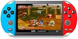 Console Portátil de Videogame X7 Plus Tela 5.1 Polegadas Memória 8 GB com 1000 Jogos Embutidos