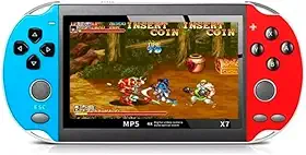 Console Portátil de Videogame X7 Plus Tela 5.1 Polegadas Memória 8 GB com 1000 Jogos Embutidos