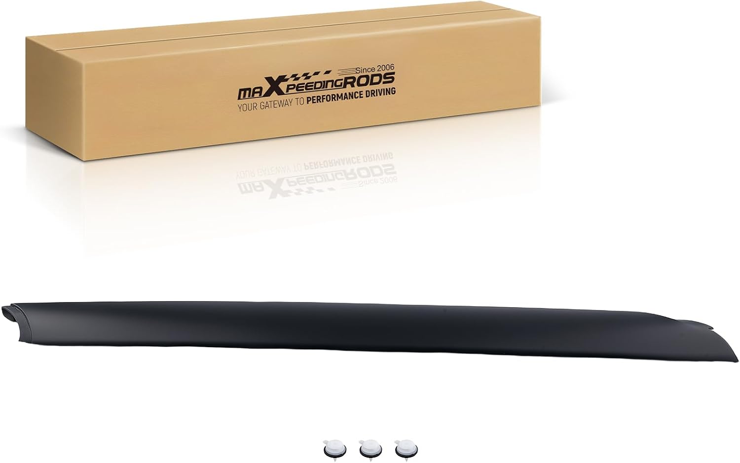 maXpeedingrods Front Windshield Outer Pillar Trim Molding Right Passenger Side for Nissan Maxima 2016-2023 Replace 76836-9DD0A 76836-4RA0A Black Painted ABS Plastic Mounting Hardware Included