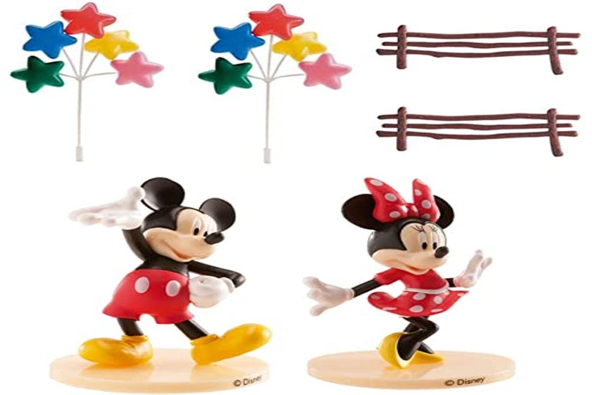 Image secondaire de Dekora - Topper Cake pour Gâteau d'anniversaire Enfant de Mickey et Minnie en PVC 350057 Taille Unique Multicolore