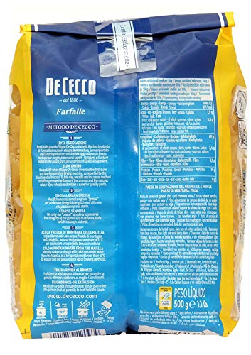 Farfalle No. 93 De Cecco 500g