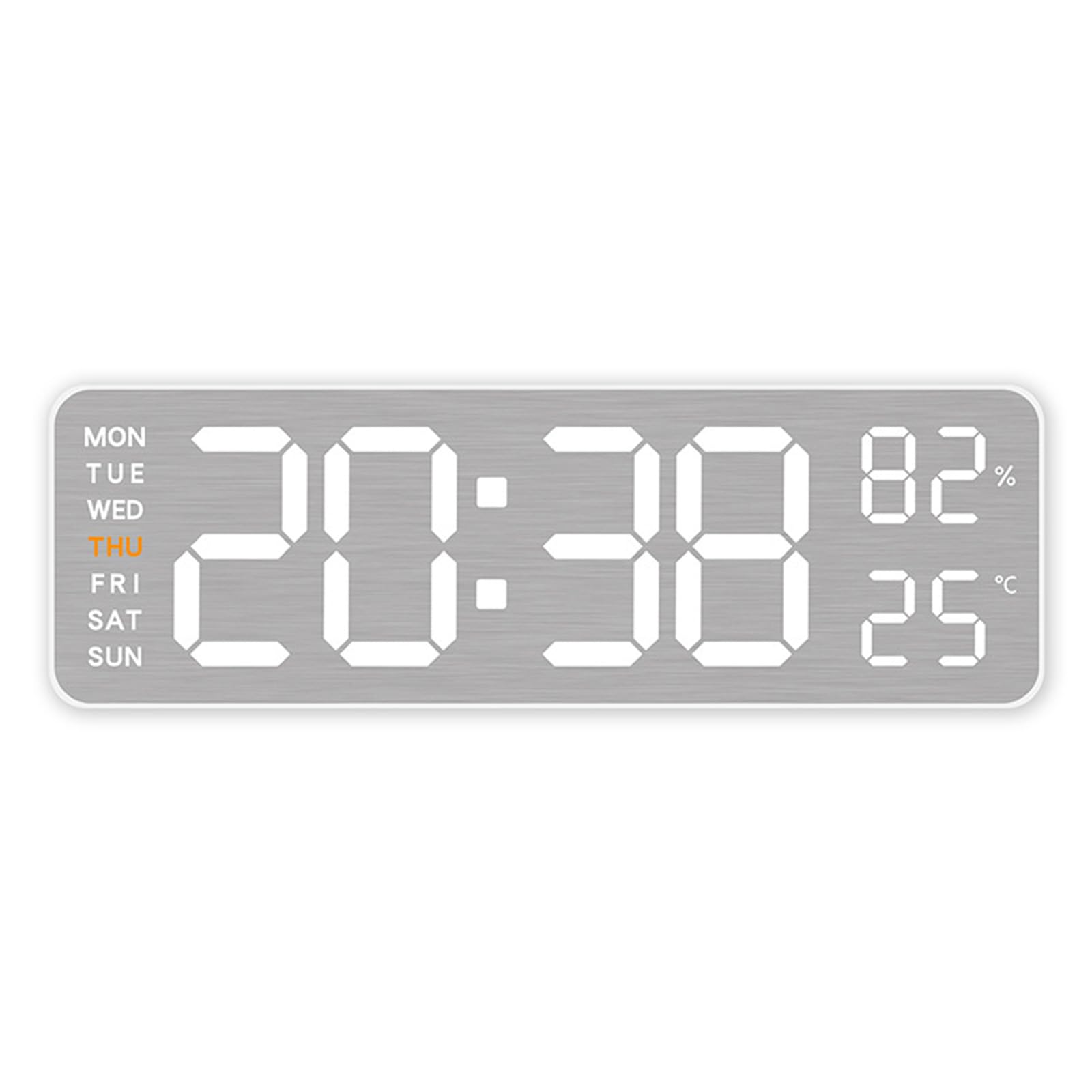 Jazuaiao Brightness Digital Alarm Clock with USB Power Option and Easy to Read Display Adjustable Brightness Clock
