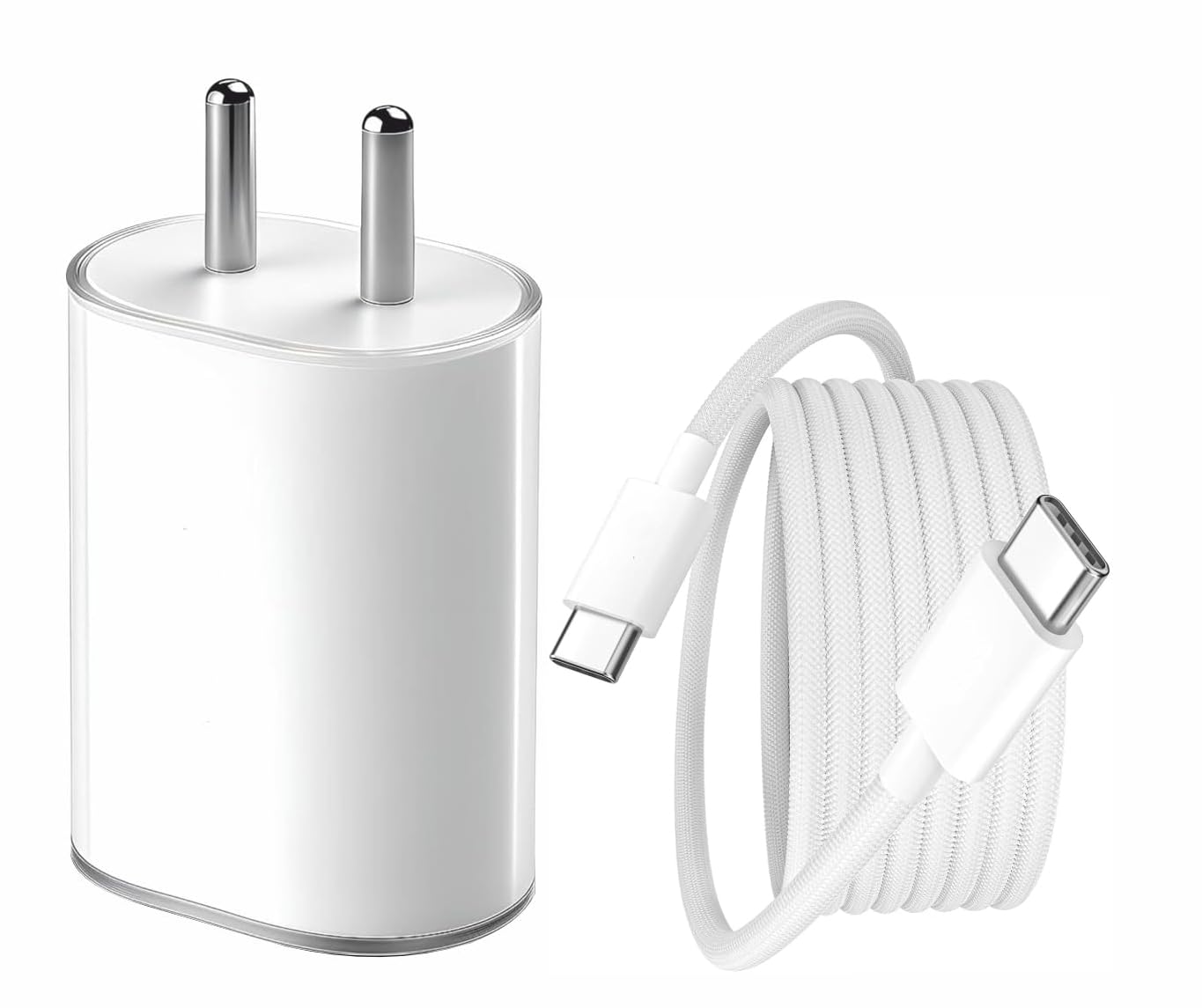 45W Fast Charger for Op-po A6t Original QC Adapter Type C 3.0A High Speed Fast Turbo SuperVooc QC 3.0 Smart SinglePort with 1m Type-C Charging & Sync Cable (White, Vooc, SZ.A)-image-43