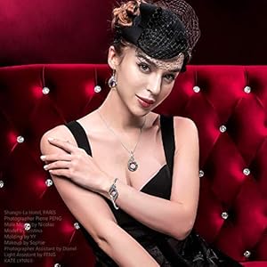 Kate lynn rise from the ashes phoenix earrings sterling silver dangle earrings with crystals from austria birthday gift with jewelry box symbol of luck and renewal  urban country home decor