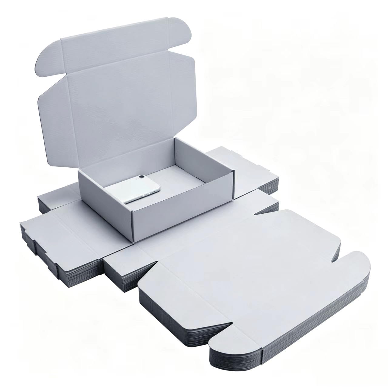 Grey Shipping Packaging MEIANJU Shipping Boxs Gift Wrap Box for Bridesmaid Proposal,Invitations, Wedding,Christmas,Anniversary with Lids Anti-Impact Suitable E-Commerce Packaging โ image 1