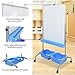 LUXOR Classroom Chart Stand with Storage Bins