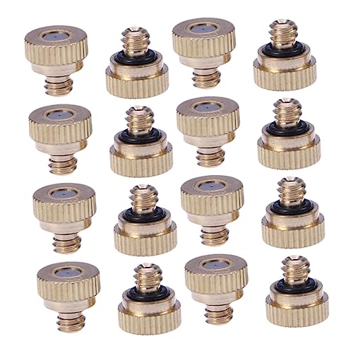 CIYODO 25pcs Brass Misting Nozzles Atomizing Nozzles for Sprayer Outdoor Use Energy-saving