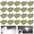 20PCS T10 921 922 912 194 RV Interior LED Light Bulbs, Super Bright LED Bulbs Replacement Lighting 36-SMD 2835 6500K White for 12V RV Camper Trailer Motorhome Boat Dome Car Marine Ceiling Indoor Light