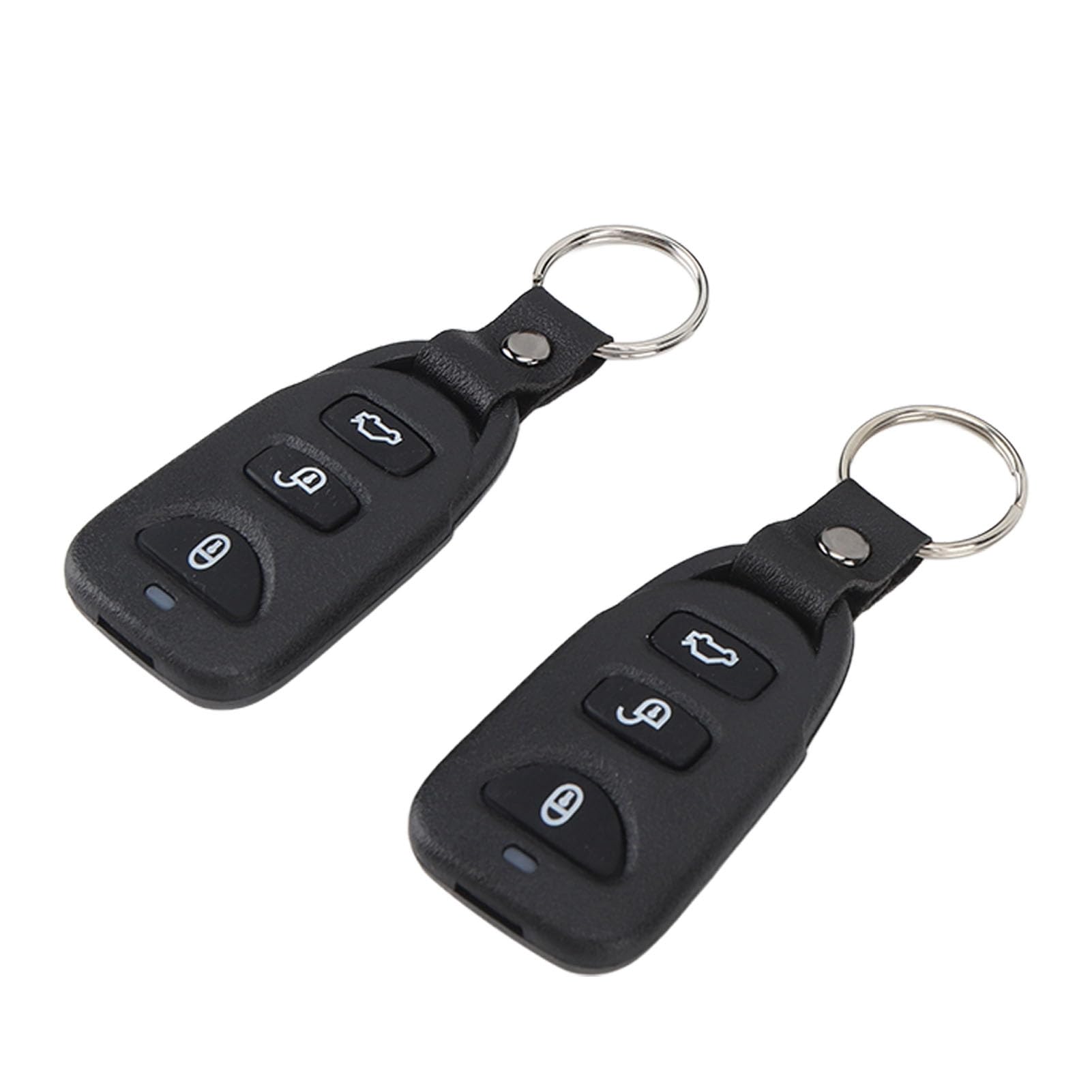 de Entrada sin Llave para Coche DC 12V con botón de Arranque y Parada del Motor y Alarma antirrobo con Control Remoto Bluetooth (Sin Bluetooth)