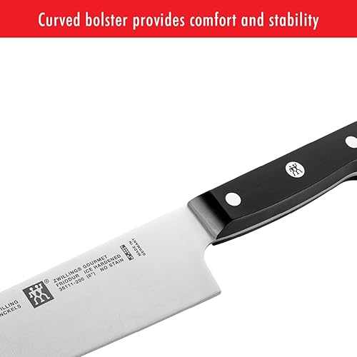 Miniatura 7 de ZWILLING Gourmet - Cuchillo de chef de 8 pulgadas, cuchillo de cocina, negro, acero inoxidable