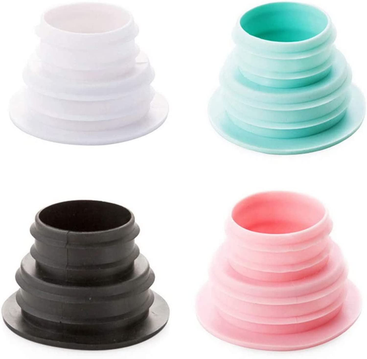 DORMICO Drain Pipe Seal Deodorant, Durable TPR Seal Hose Plug, Sealing Plug Sewer Seal Ring Pipe Connector for Bathroom Laundry Washing Machine Kitchen Cleaning Tools (Pack of 4) (B0CYBZT9GN) Amazon Price History, Amazon Price Tracker