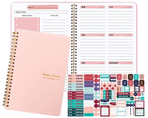 SPOKKI Agenda hebdomadaire (rose) Cover