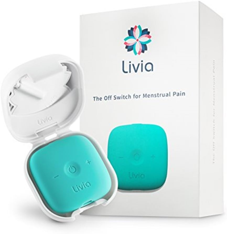 Livia-The Off Switch for Menstrual Pain (Blue-Green) : Health & Household