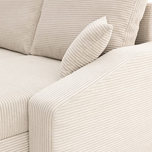 Ecksofa Dorma mit schlaffunktion, einfacher Aufbau, modernes Design, polstermöbel. Schlafcouch zum Wohnzimmer. Widerstandsfähiges, Minimalistisches Design (POSO 100)