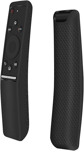 Funda protectora de silicona compatible con Samsung Smart 4K Ultra HDTV Control remoto de la serie BN59, peso ligero antipérdida antideslizante a