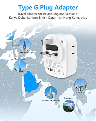 Consejos y reviews para comprar Adaptadores corriente uk para comprar online. 8 Imagen adicional