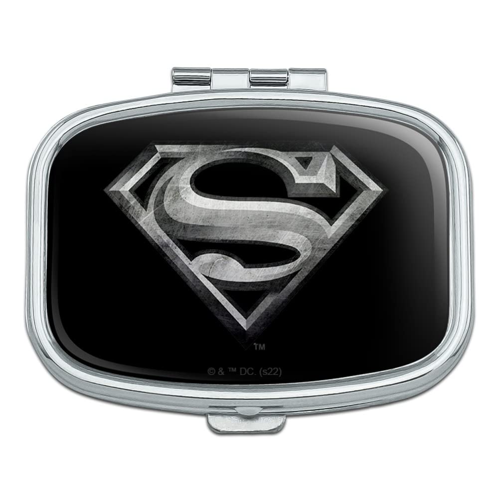 Amazon.com: Superman Steel Logo Rectangle Pill Case Trinket Gift Box :  Health & Household