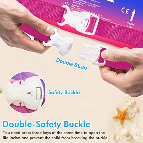 image for Chriffer Kids Swim Vest Life Jacket for 30-55 Pounds Boys and Girls, T