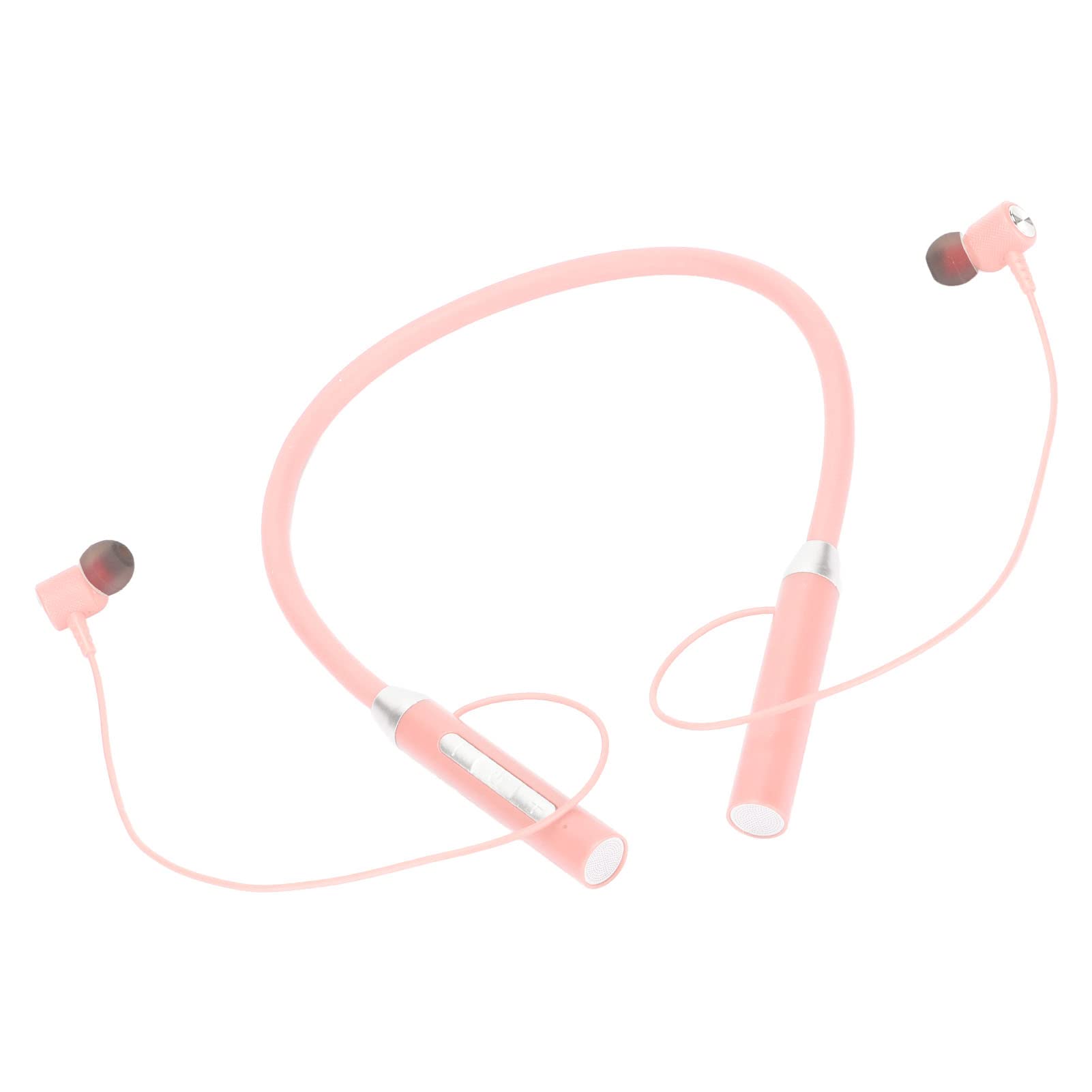 Aoresac Nackenbügel-Ohrhörer 5.2 IPX5 8 Stunden (Rosa) | Magnetische Ohrhörer, ABS-Silikon, Wandern Im Fitnessstudio, Mechanische Bedienelemente, Ergonomische Ohrbügel,