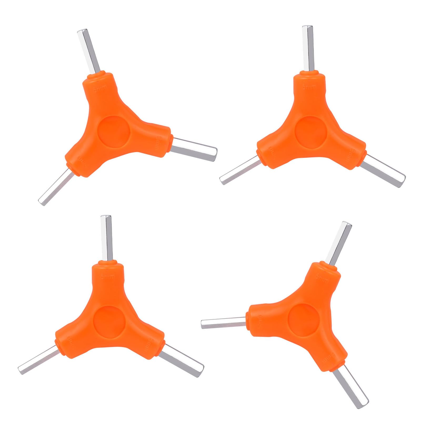 Yanzunlrn 4Pcs Hexagonal Collection Hard Alloy Bike Repair Equipment Resistant Wrenches For Longevities Craft Gear
