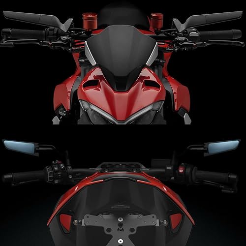 Miniatura 8 de Nueva motocicleta accesorios espejo retrovisor para Z1000 Z900 Z800 Z750 Z650 Z400 Z300 Z250 negro viento ala 360  ajustable giratorio retrovisor