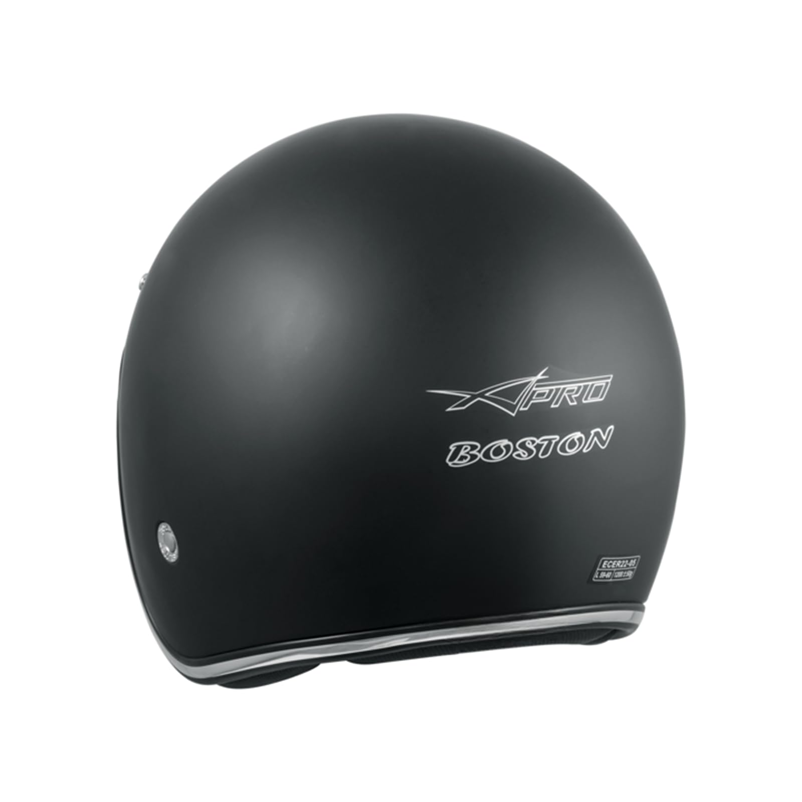 Casco Moto Jet Omologato ECE 22-06 Nero Opaco taglia S