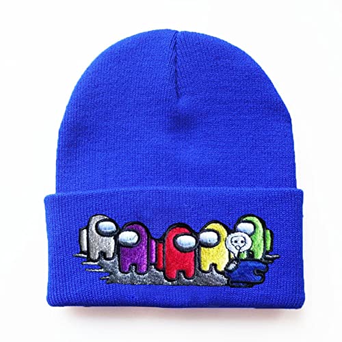 Awyjcas Video Game Games Impostor Fashion Trend Classic Winter Warm Knit Hat Beanie Cap for Children Adults Adolescents Cap