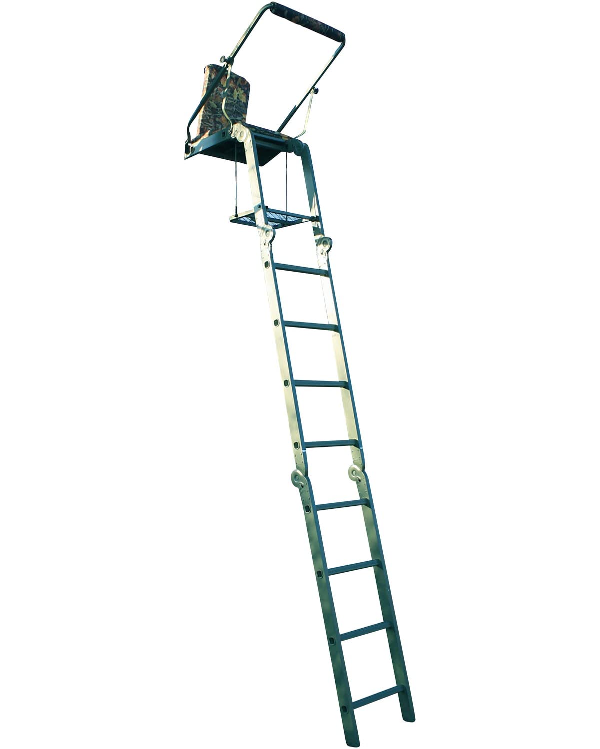 Berger + Schröter Ansitzleiter Aluminium klappbar, grün, 31135