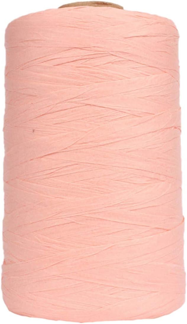 316Yard Rayon Raffia Paper Yarn Crochet Grape Color Raffia Ribbon for Hand Knitting Summer Hats