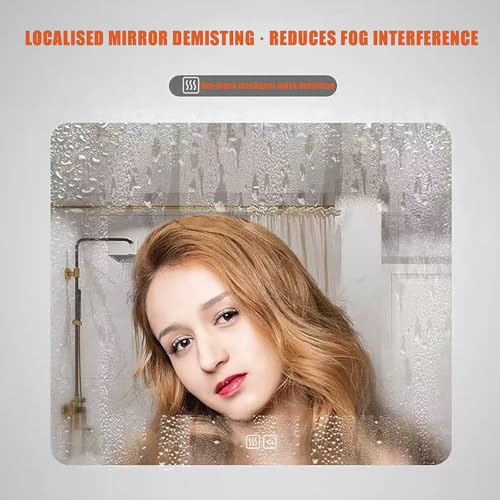 Miroir intelligent à LED antibuée pour une routine beauté sans buée