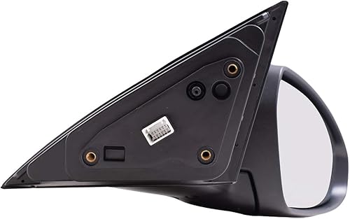 Miniatura 4 de Brock Pintura de repuesto para espejo eléctrico del lado del pasajero para que coincida con el negro con detección de puntos ciegos de señal de