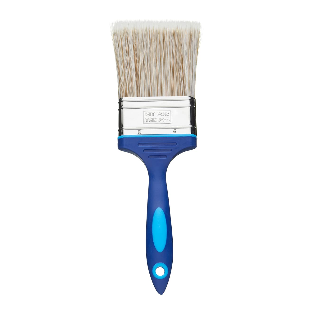Fit For The Job 3 inch No Bristle Loss DIY Paint Brush For A Smooth Finish Painting with Emulsion, Gloss and Satin Paints on Walls, Ceilings, Furniture, Wood & Metal, 3" 75mm
