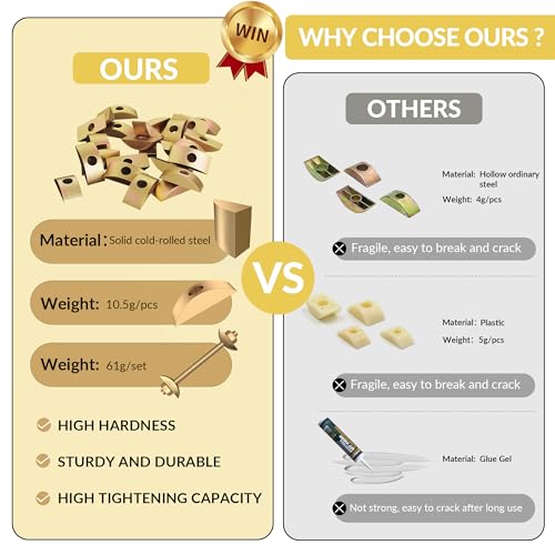 countertop connector bolts m8x100mm joint fasteners furniture fastening kit drawboltbedbutcher block miter draw bolt flip connector 6pcs