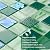 Glass Mosaic Tile Backsplash, 12" x 12" Iridescent Emerald Green Glass Pool Tile for Kitchen, Bathroom, Shower Walls, Swimming Pools, Spa (5 Sheets, 5 sq.ft.)